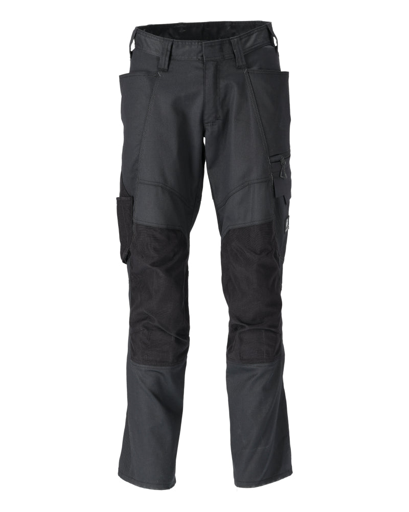 MASCOT® Accelerate Stretch werkbroek met kniezakken – Zwart