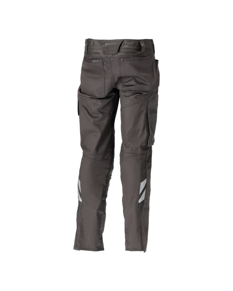 MASCOT® Accelerate Stretch werkbroek met kniezakken – Donkerantraciet