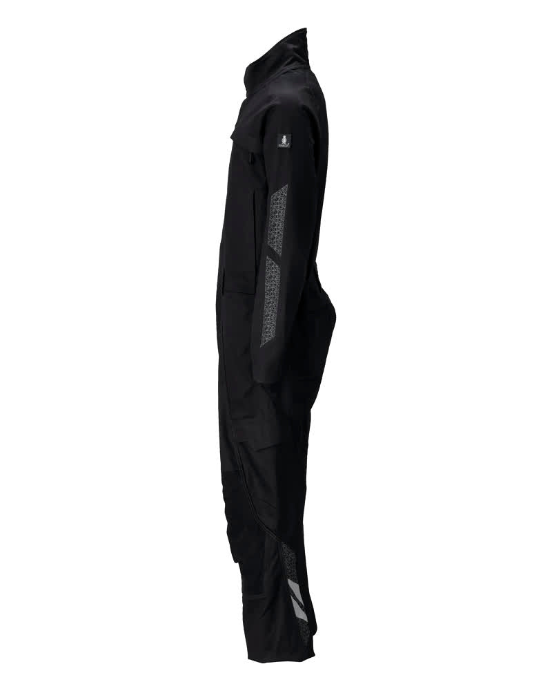 MASCOT® Accelerate Biokatoen overall met kniezakken – Zwart