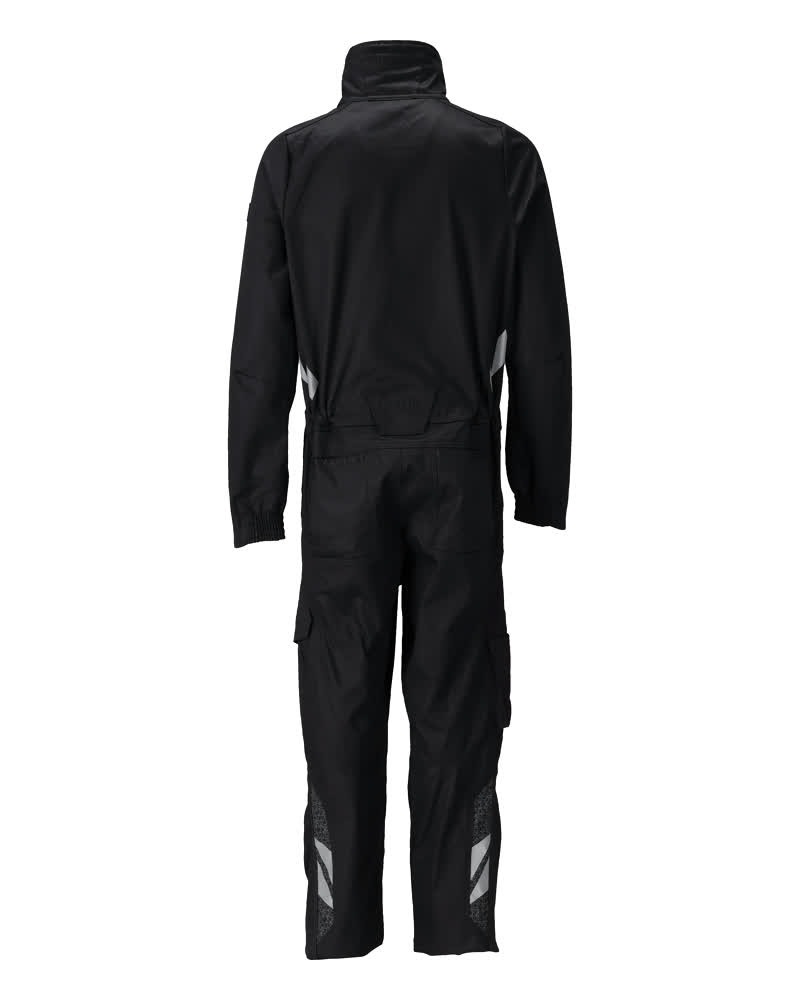 MASCOT® Accelerate Biokatoen overall met kniezakken – Zwart