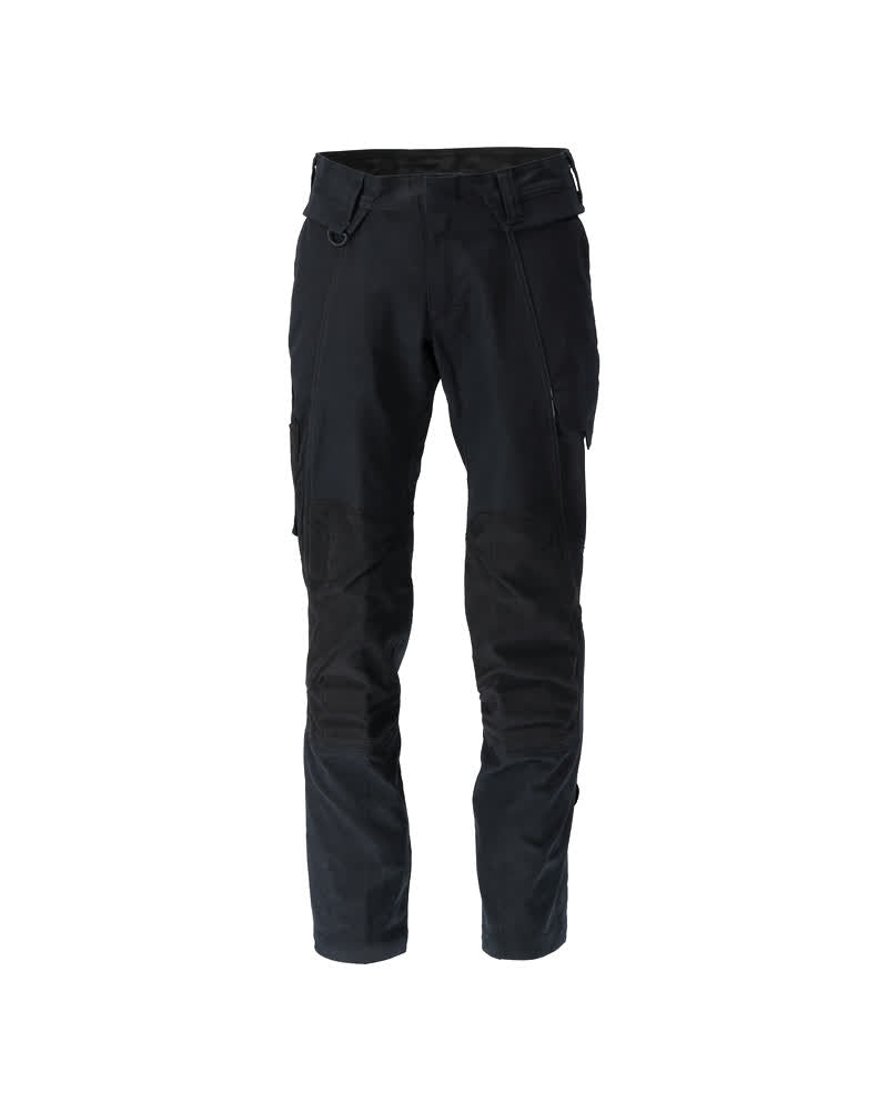 MASCOT® Accelerate Biokatoen werkbroek met kniezakken – Zwart