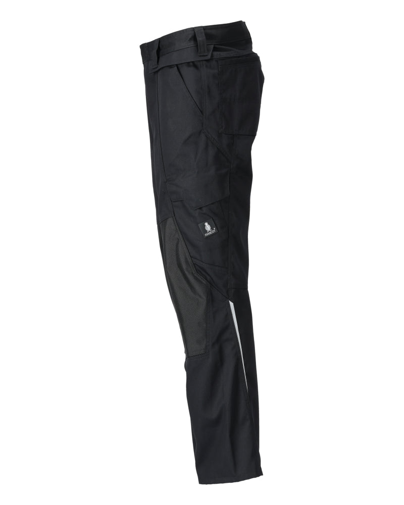 MASCOT® Accelerate Lichte werkbroek met kniezakken – Zwart