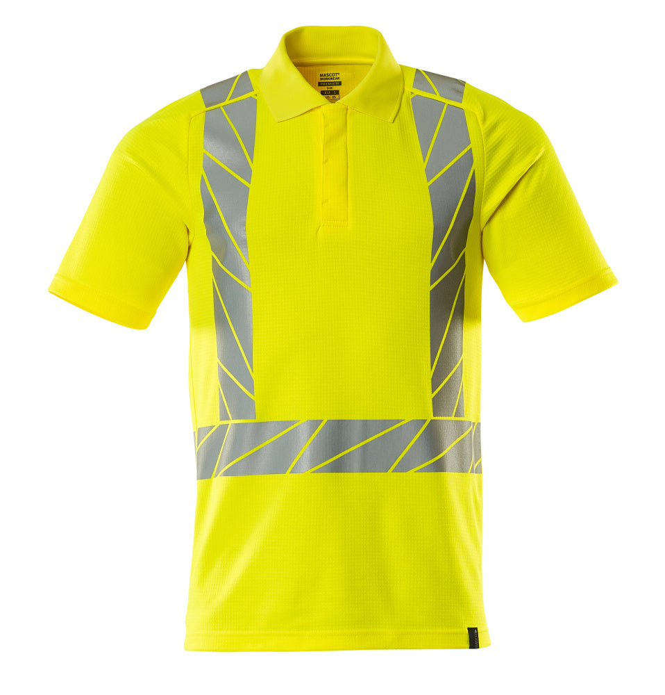 MASCOT® Accelerate Safe Polo 22183-771 Poloshirt – Fluor Geel