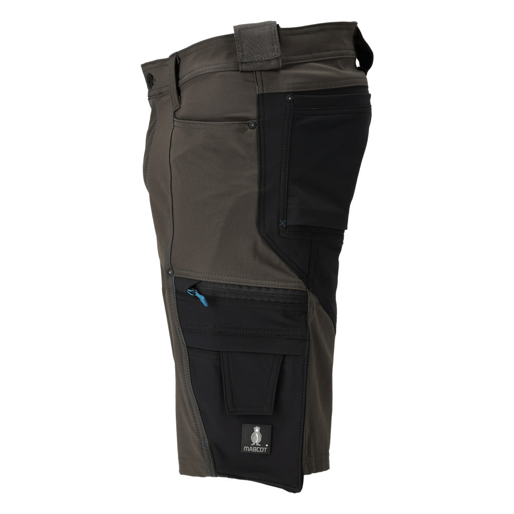 MASCOT® Advanced Werkshort met stretch – Donkerantraciet/Zwart