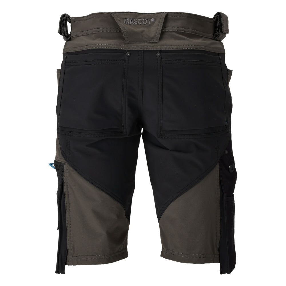 MASCOT® Advanced Werkshort met stretch – Donkerantraciet/Zwart
