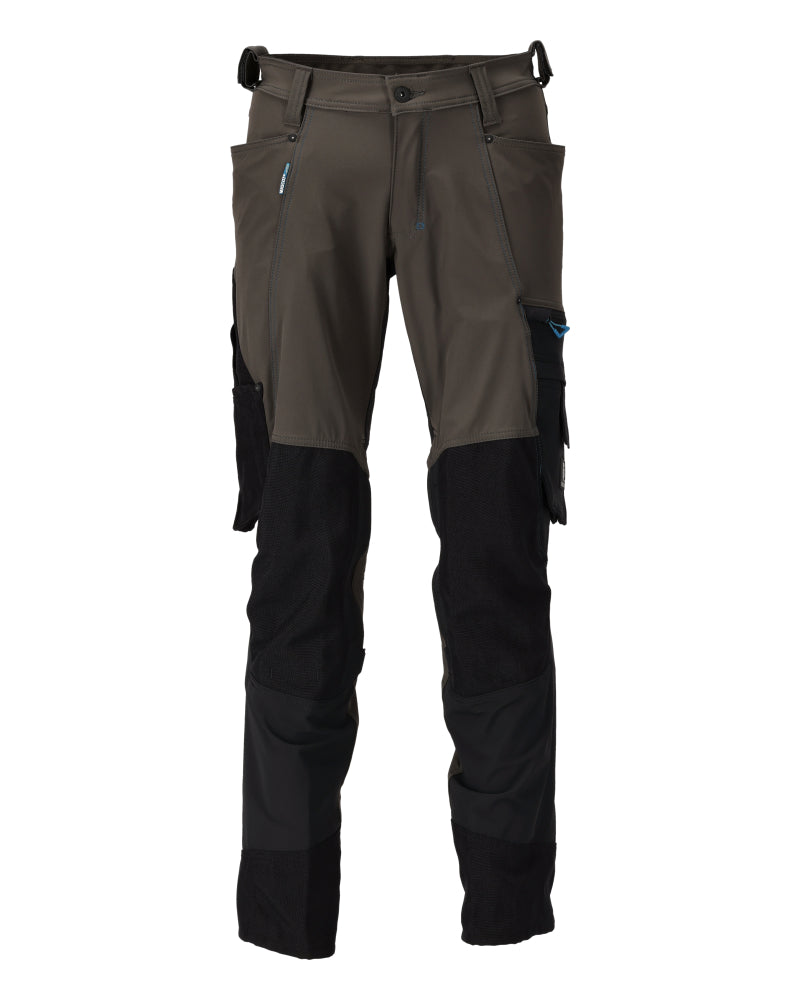 MASCOT® Advanced Werkbroek met gereedschapslussen – Donkerantraciet/Zwart