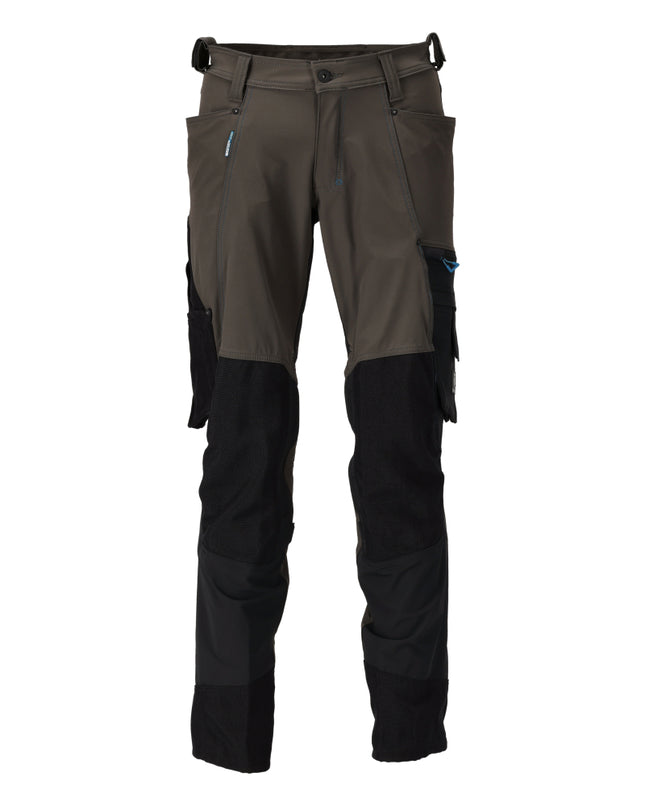 MASCOT® Advanced Werkbroek met gereedschapslussen – Donkerantraciet/Zwart