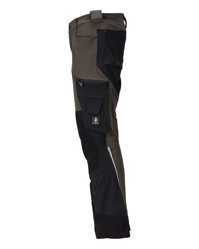 MASCOT® Advanced Werkbroek met gereedschapslussen – Donkerantraciet/Zwart