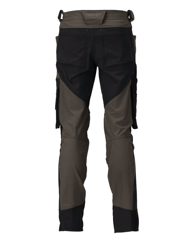 MASCOT® Advanced Werkbroek met gereedschapslussen – Donkerantraciet/Zwart