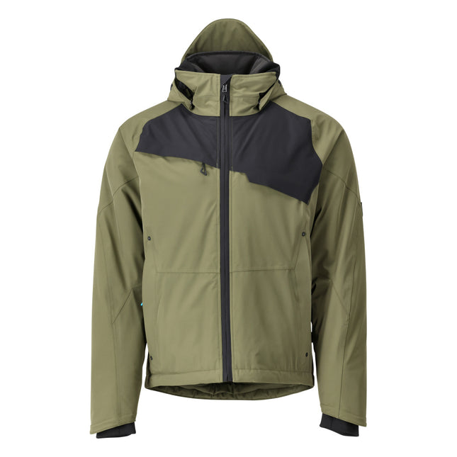MASCOT® Advanced Winterjas met stretch – Mosgroen/Zwart