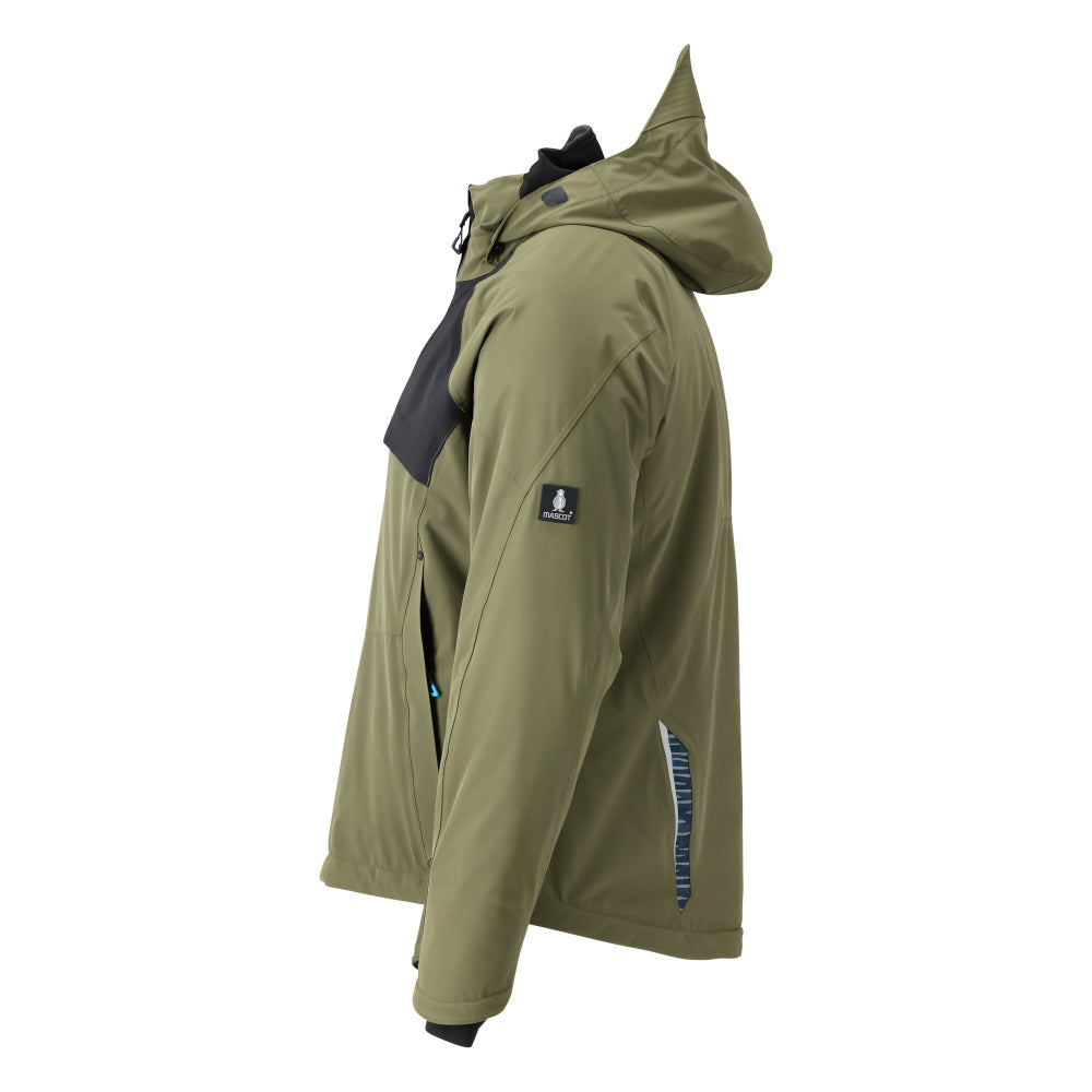 MASCOT® Advanced Winterjas met stretch – Mosgroen/Zwart