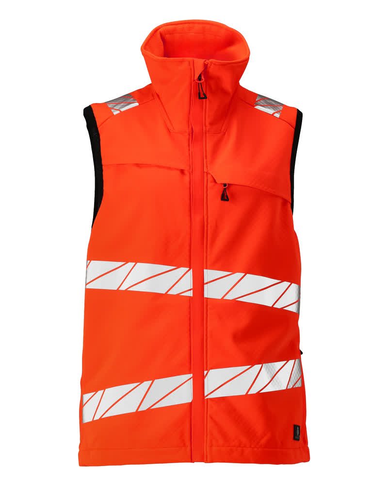 MASCOT® Accelerate Safe Softshell Bodywarmer 24065-143 – Hi-Vis Rood