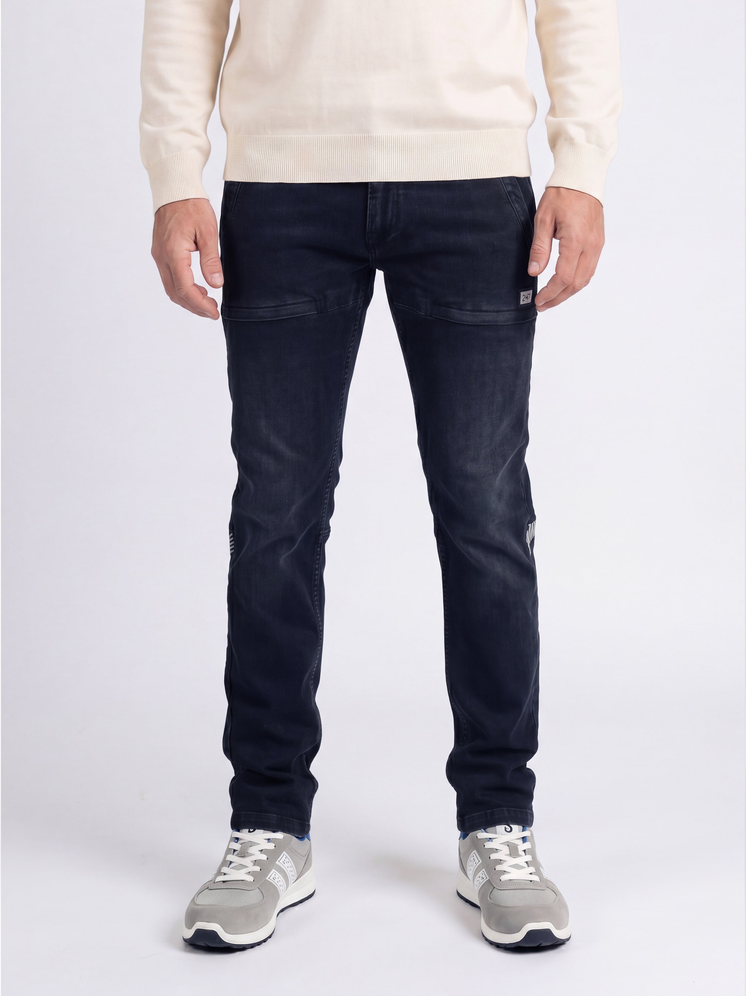Cheetah Workwear W06 - Blue Black Denim