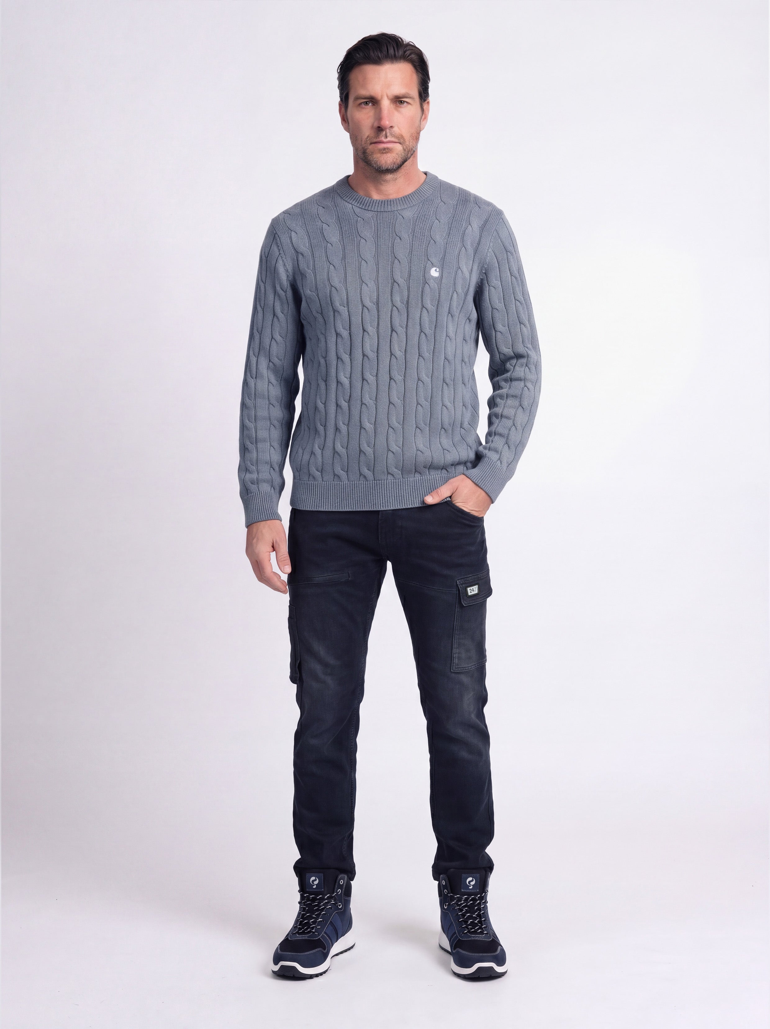 Jaguar Workwear W56 - Blue Black Denim
