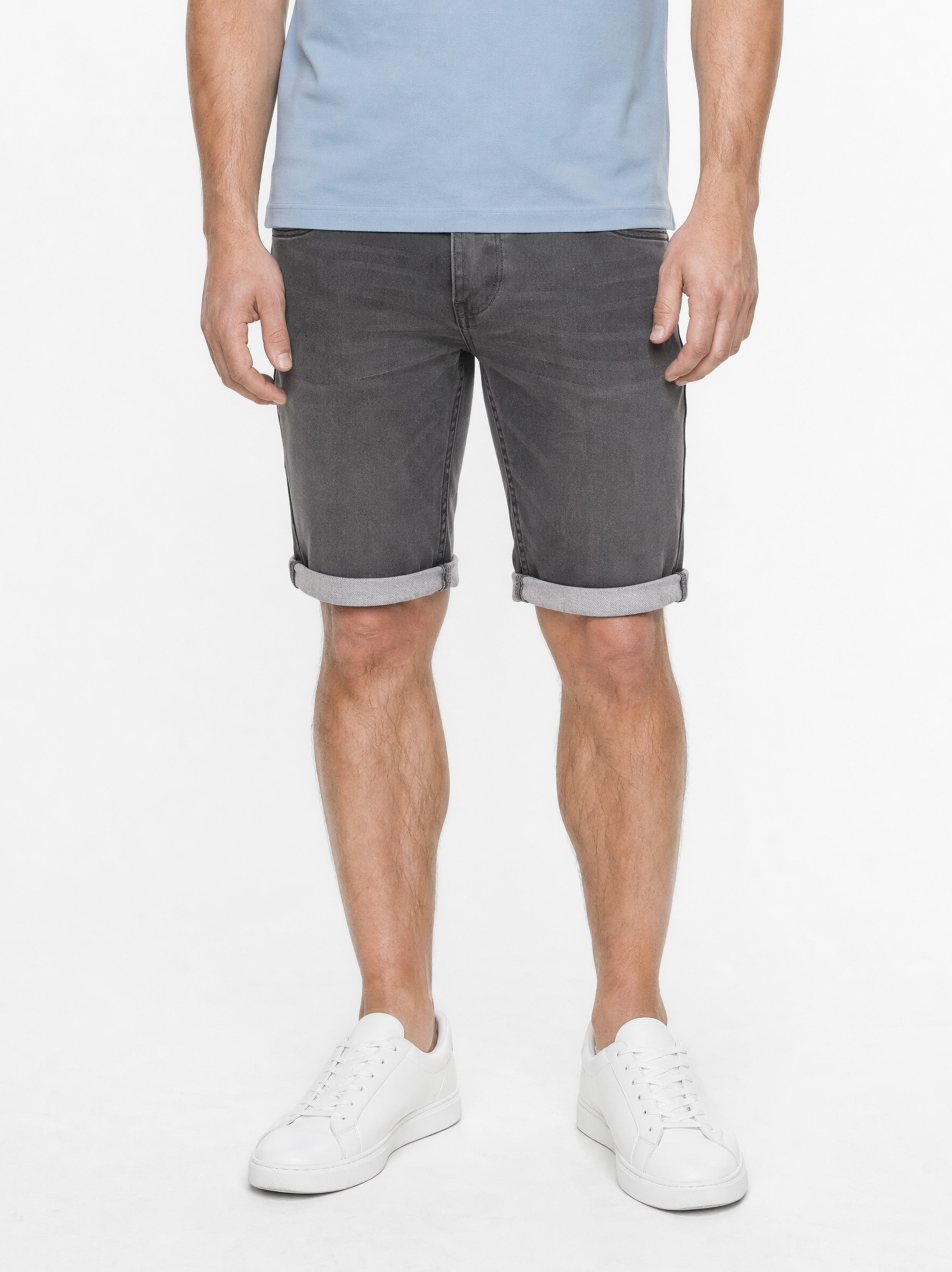 Elm Short J04 - Medium Grey Denim Used