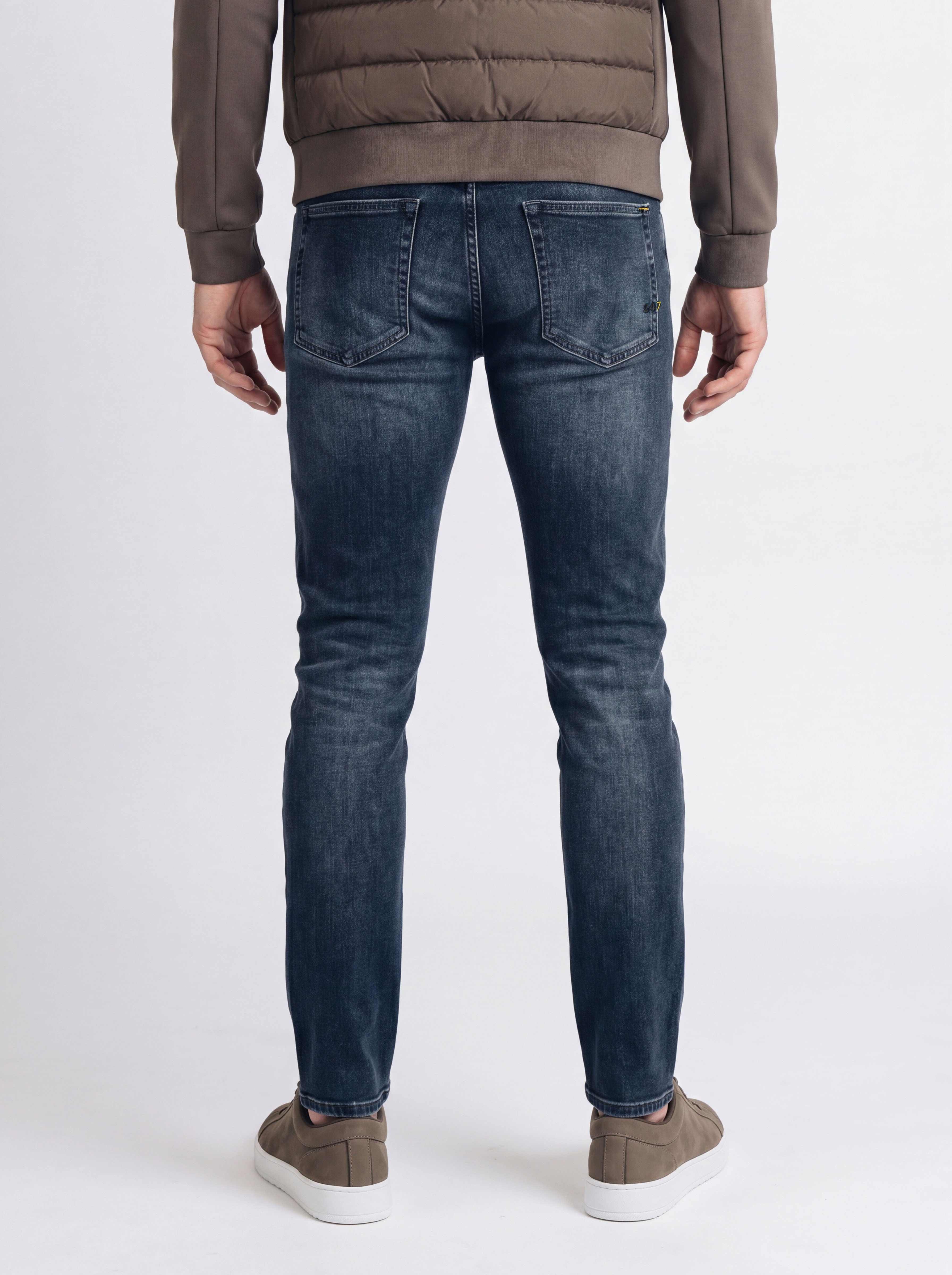 Palm Skinny SK71 - Blue Black Denim Used