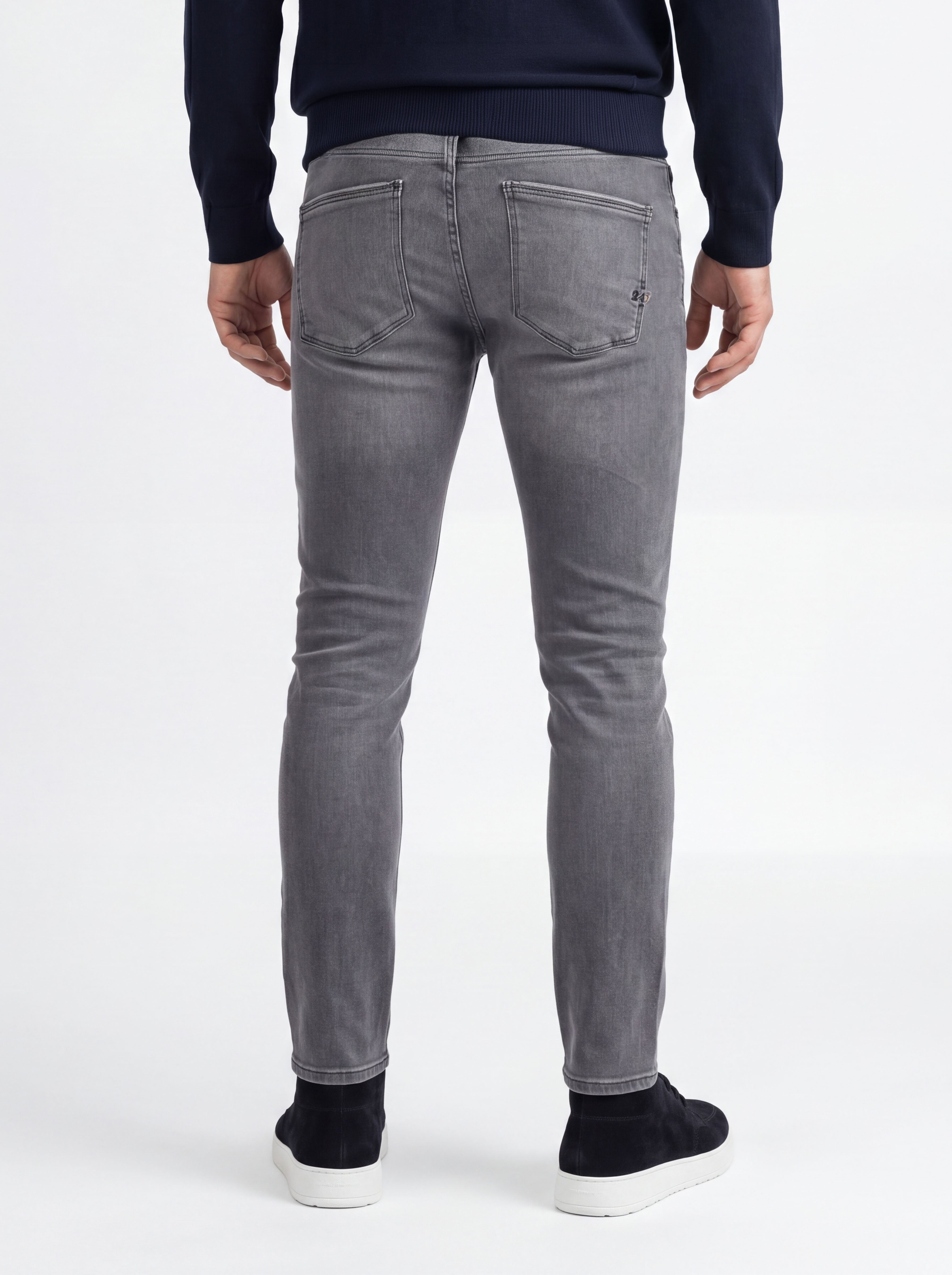 Palm Skinny SK77 - Medium Grey Denim Used