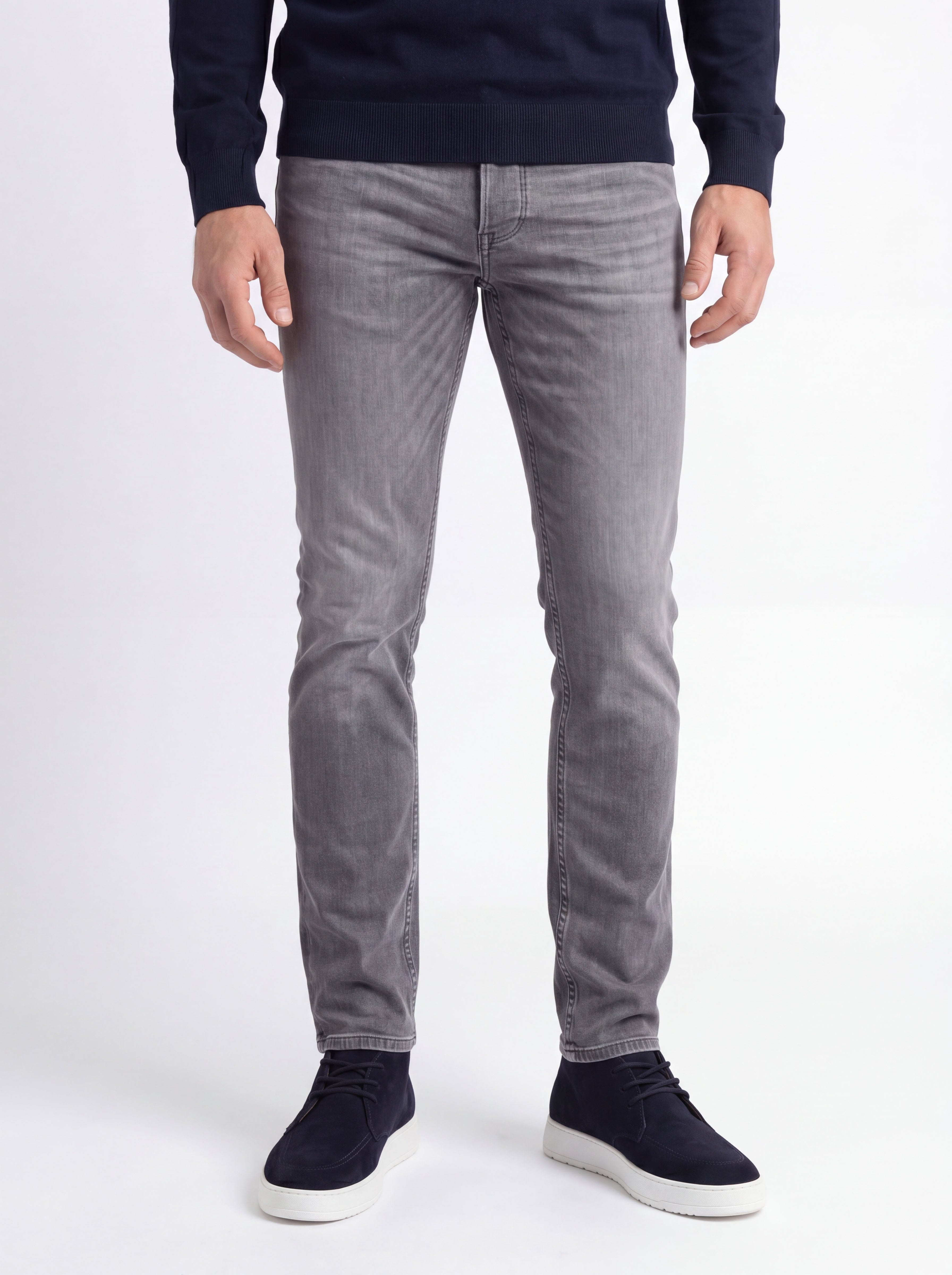Palm Skinny SK77 - Medium Grey Denim Used
