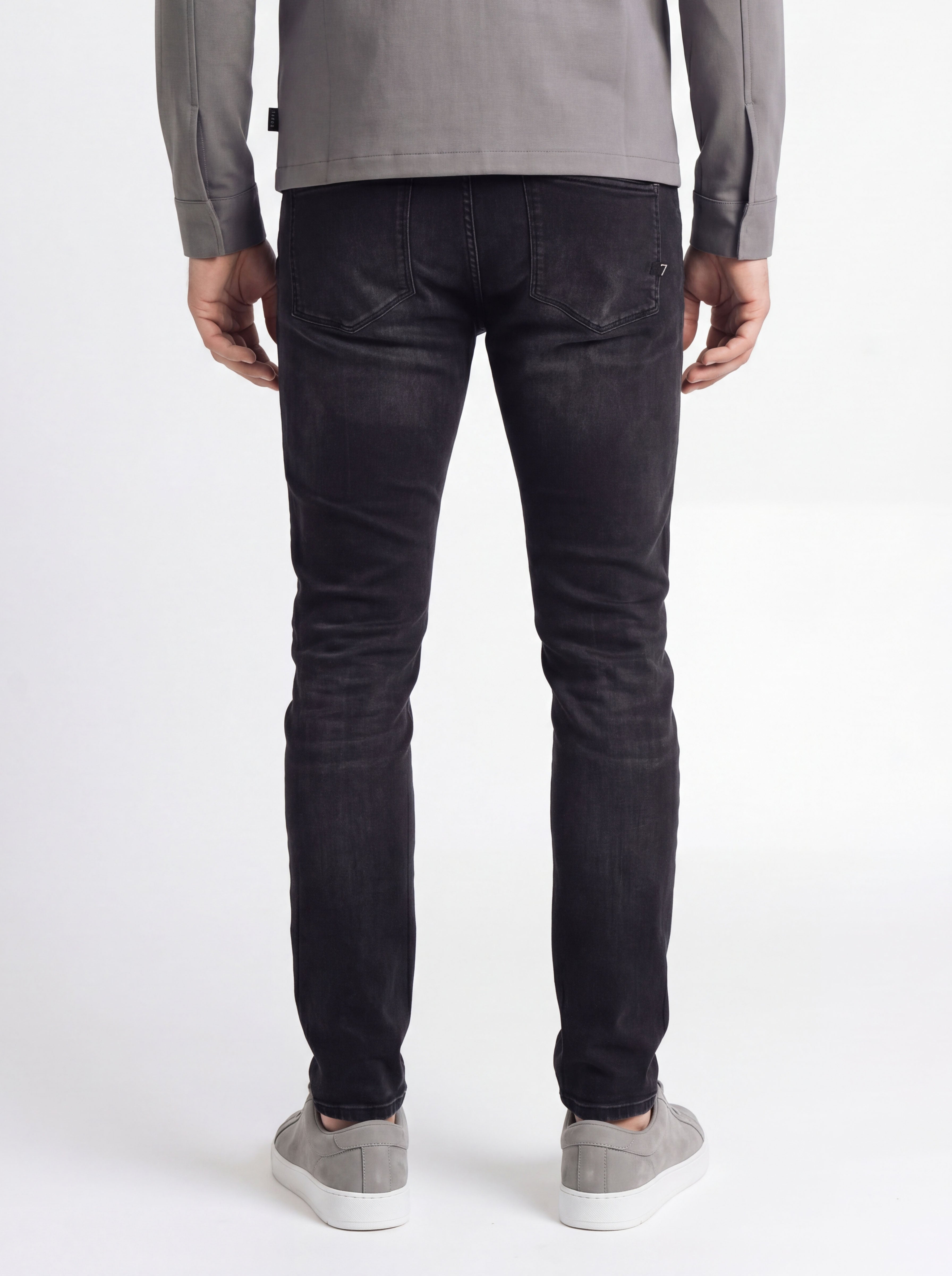 Palm Skinny SK78 - Dark Grey Denim Used