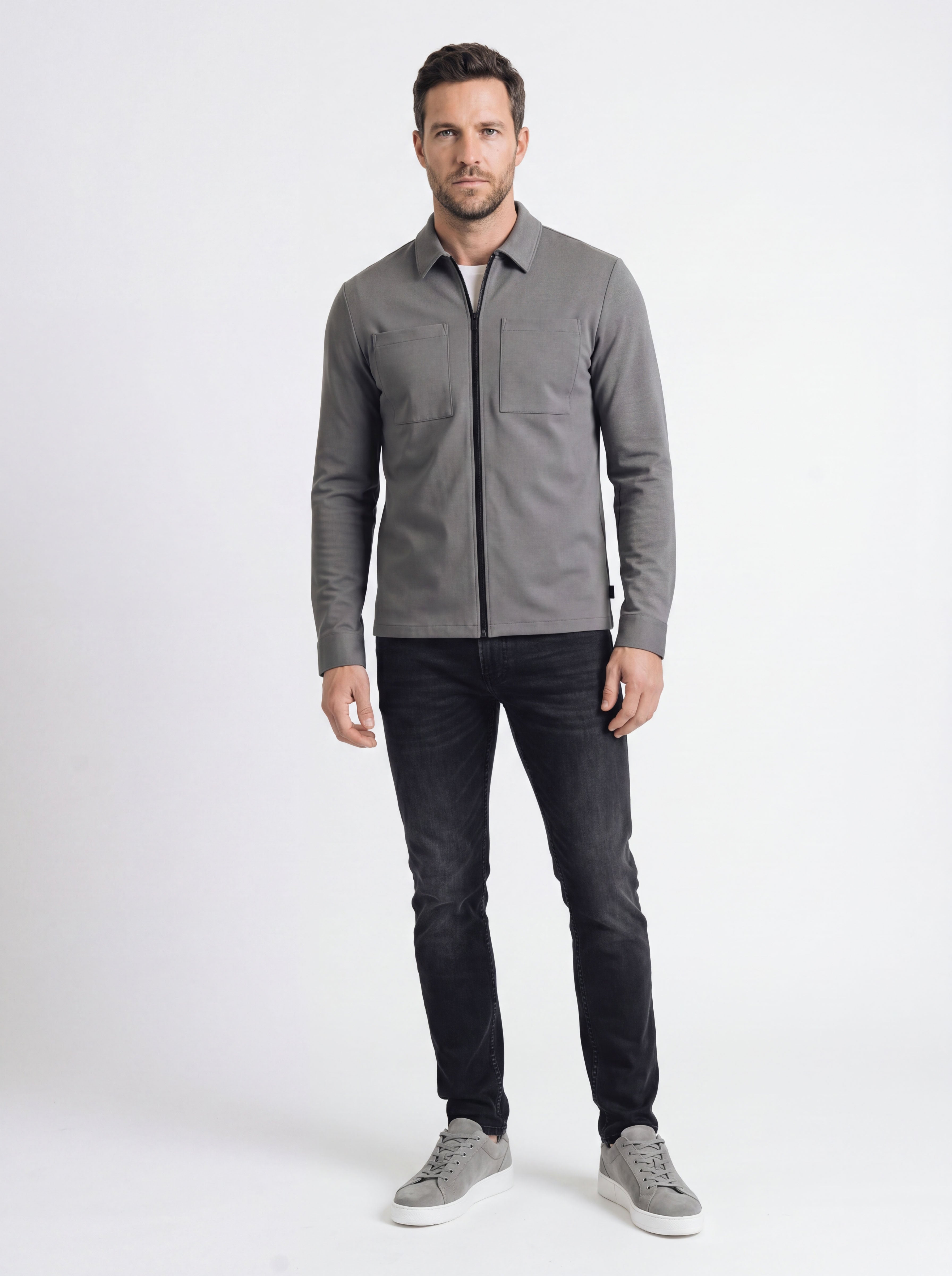 Palm Skinny SK78 - Dark Grey Denim Used