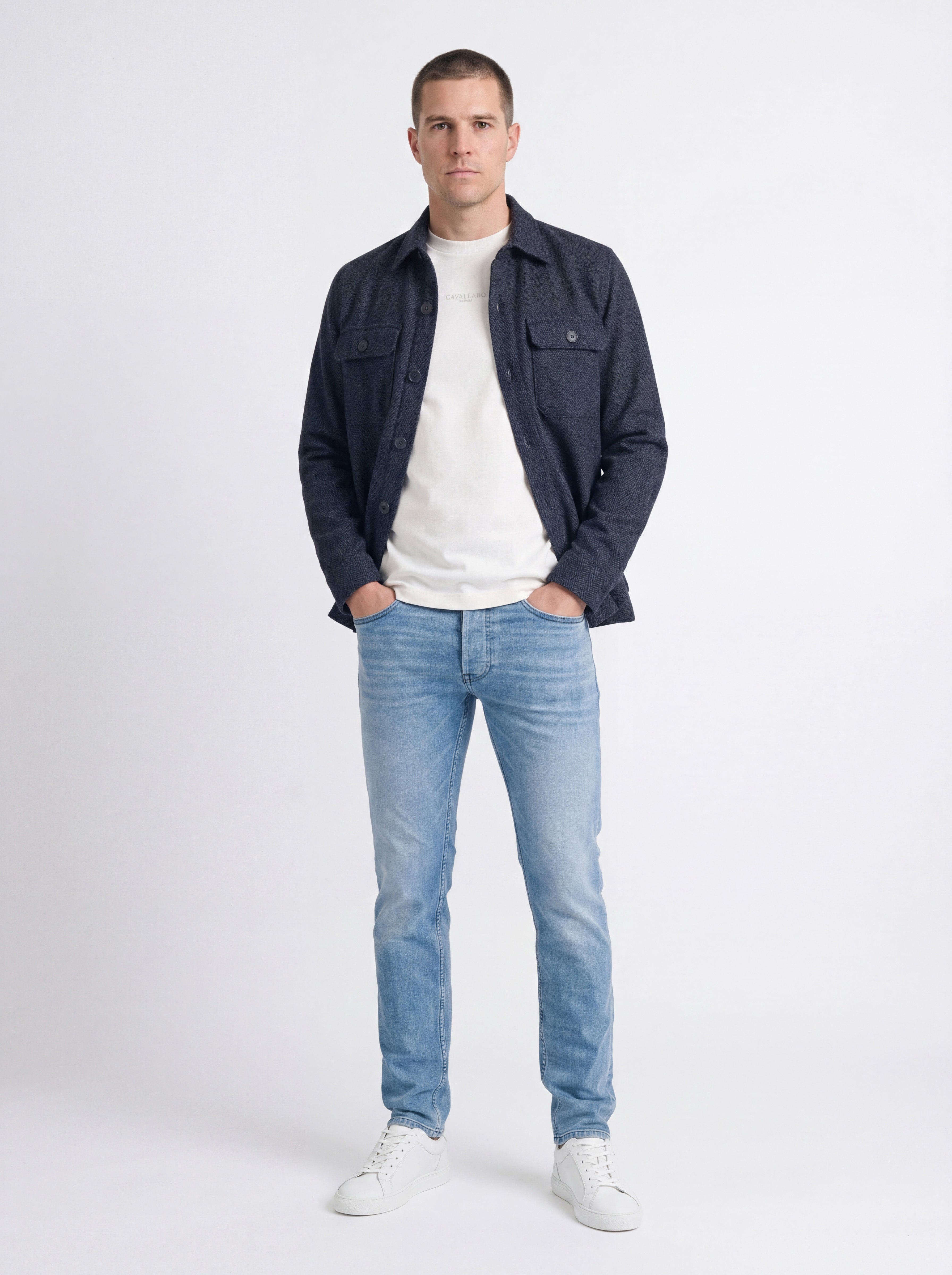 Palm Slim SL55 - Bleached Denim Used