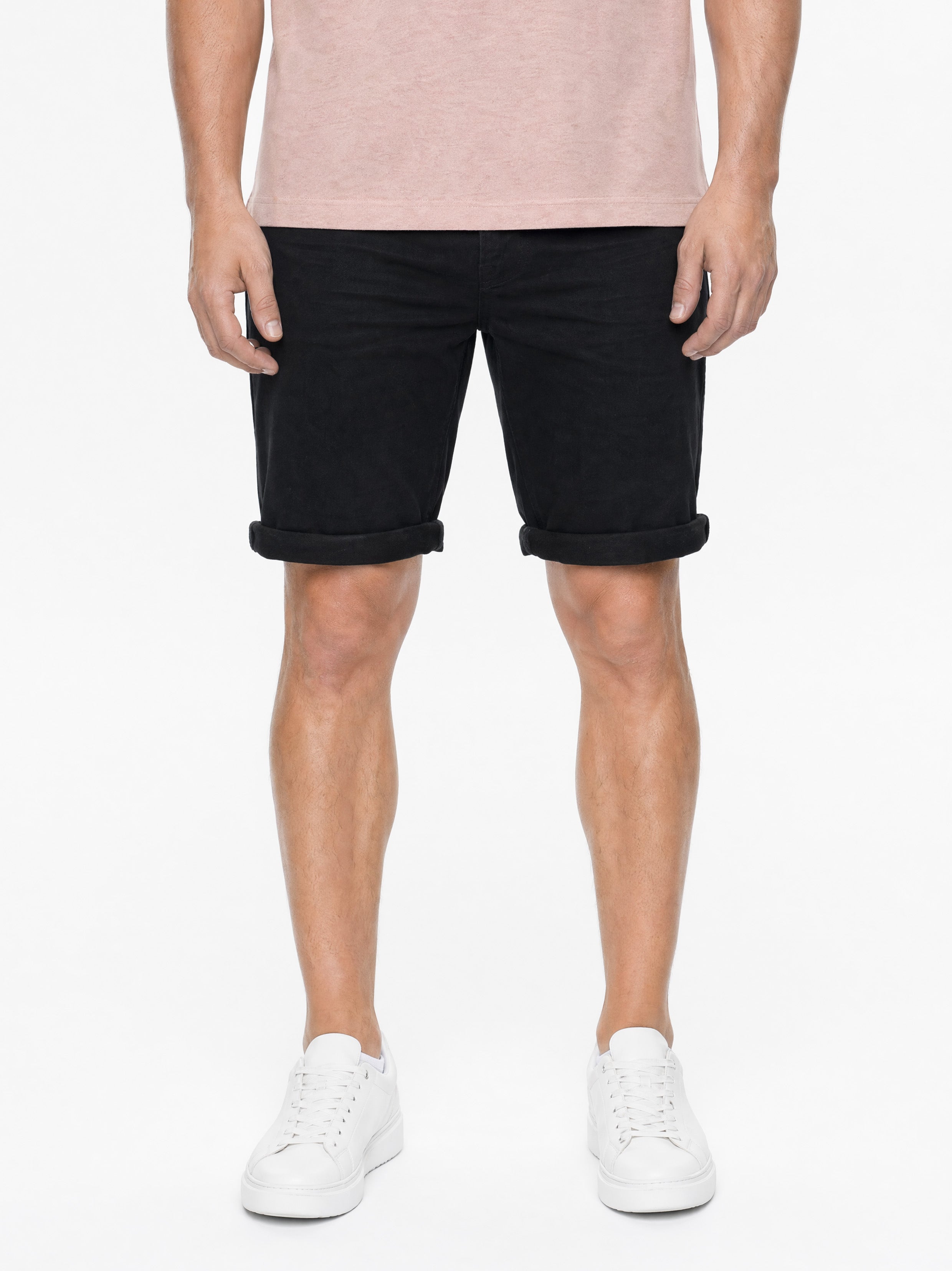 Palm Slim Short SH01 - Black Denim Used
