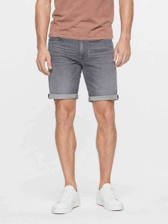 Palm Slim Short SH03 - Medium Grey Denim Used