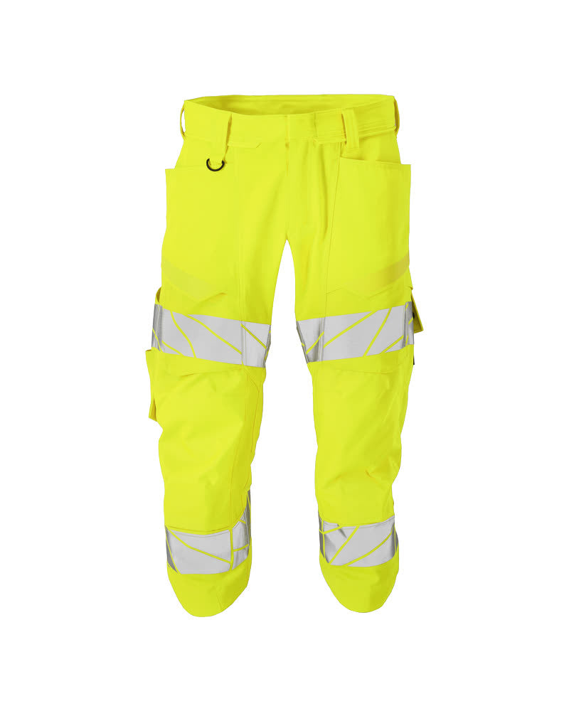 MASCOT® Accelerate Safe Driekwart Broek Met Kniezakken 25249-236 – Fluor Geel