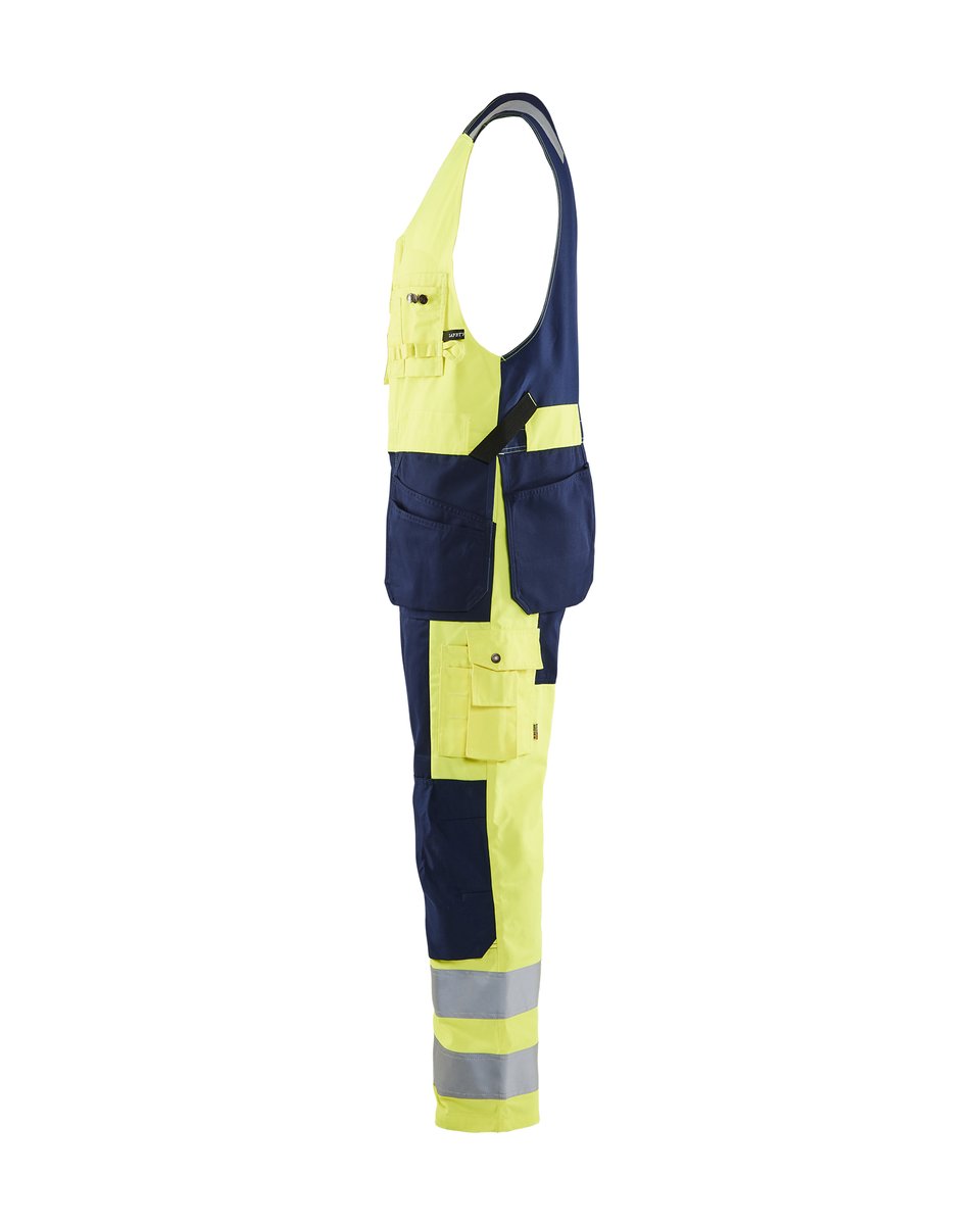 Blåkläder 2653 Amerikaanse overall High Vis - High Vis Geel/Marineblauw