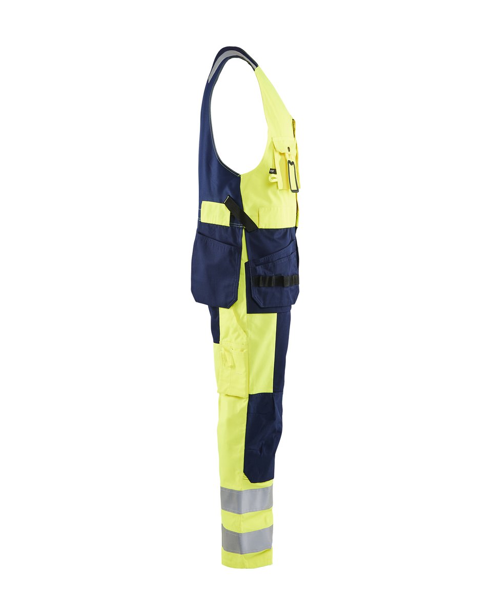Blåkläder 2653 Amerikaanse overall High Vis - High Vis Geel/Marineblauw
