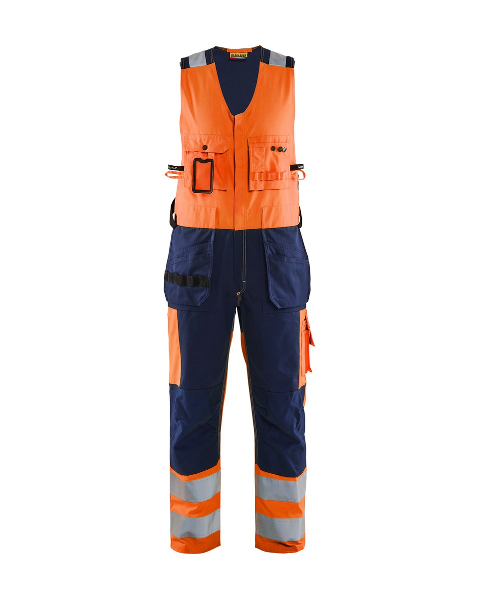 Blåkläder 2653 Amerikaanse overall High Vis - High Vis Oranje/Marineblauw