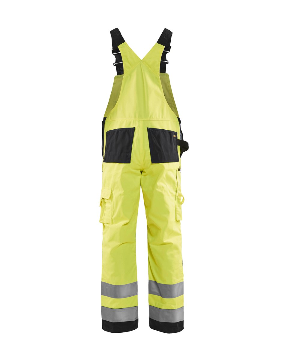 Blåkläder 2660 High Vis Bretelbroek - High Vis Geel/Zwart