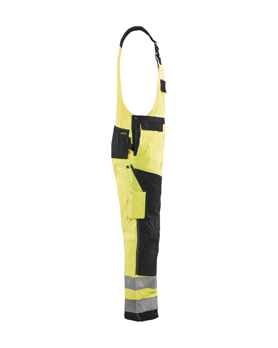 Blåkläder 2660 High Vis Bretelbroek - High Vis Geel/Zwart