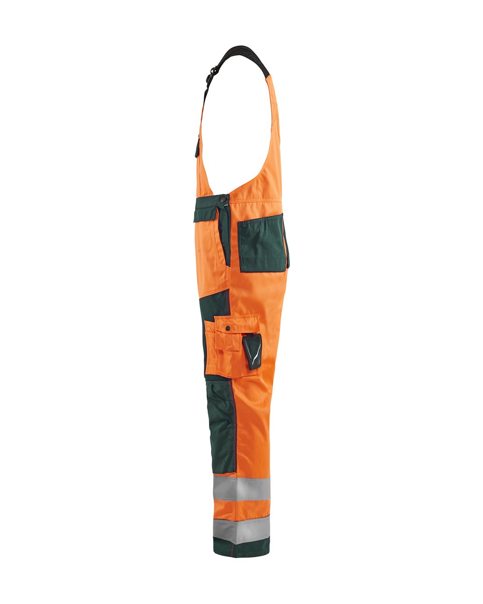 Blåkläder 2660 High Vis Bretelbroek - High Vis Oranje/Groen