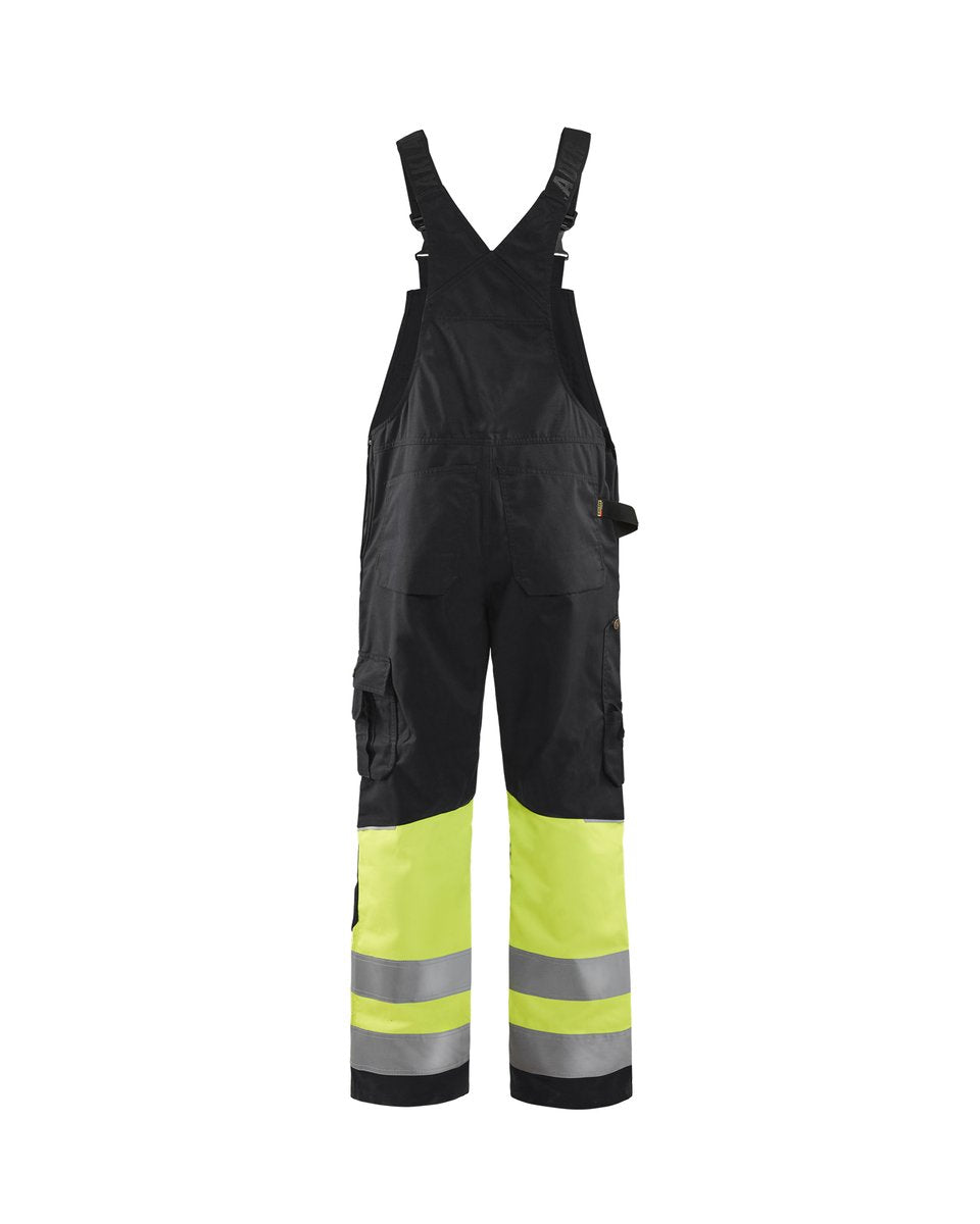 Blåkläder 2662 High Vis bretelbroek - Zwart/High Vis Geel