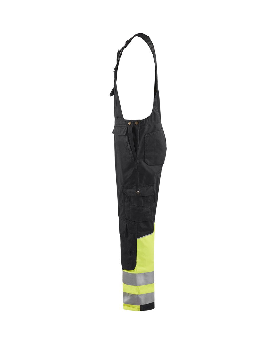 Blåkläder 2662 High Vis bretelbroek - Zwart/High Vis Geel