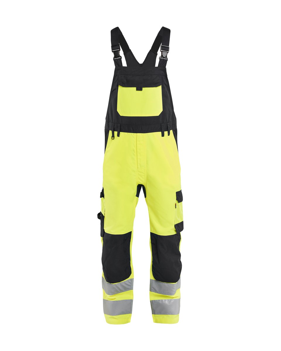 Blåkläder 2663 High Vis bretelbroek - High Vis Geel/Zwart