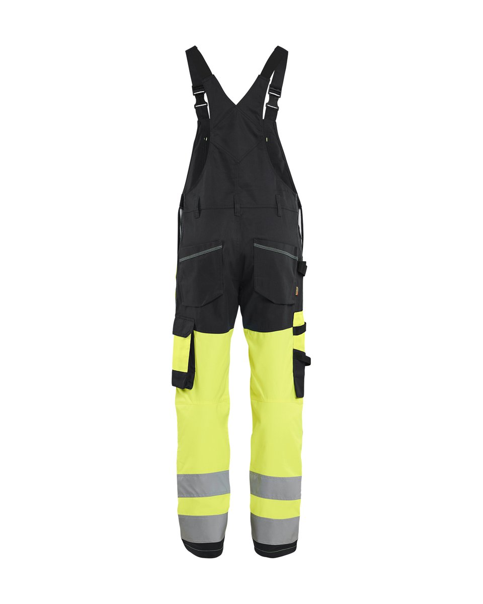 Blåkläder 2663 High Vis bretelbroek - High Vis Geel/Zwart