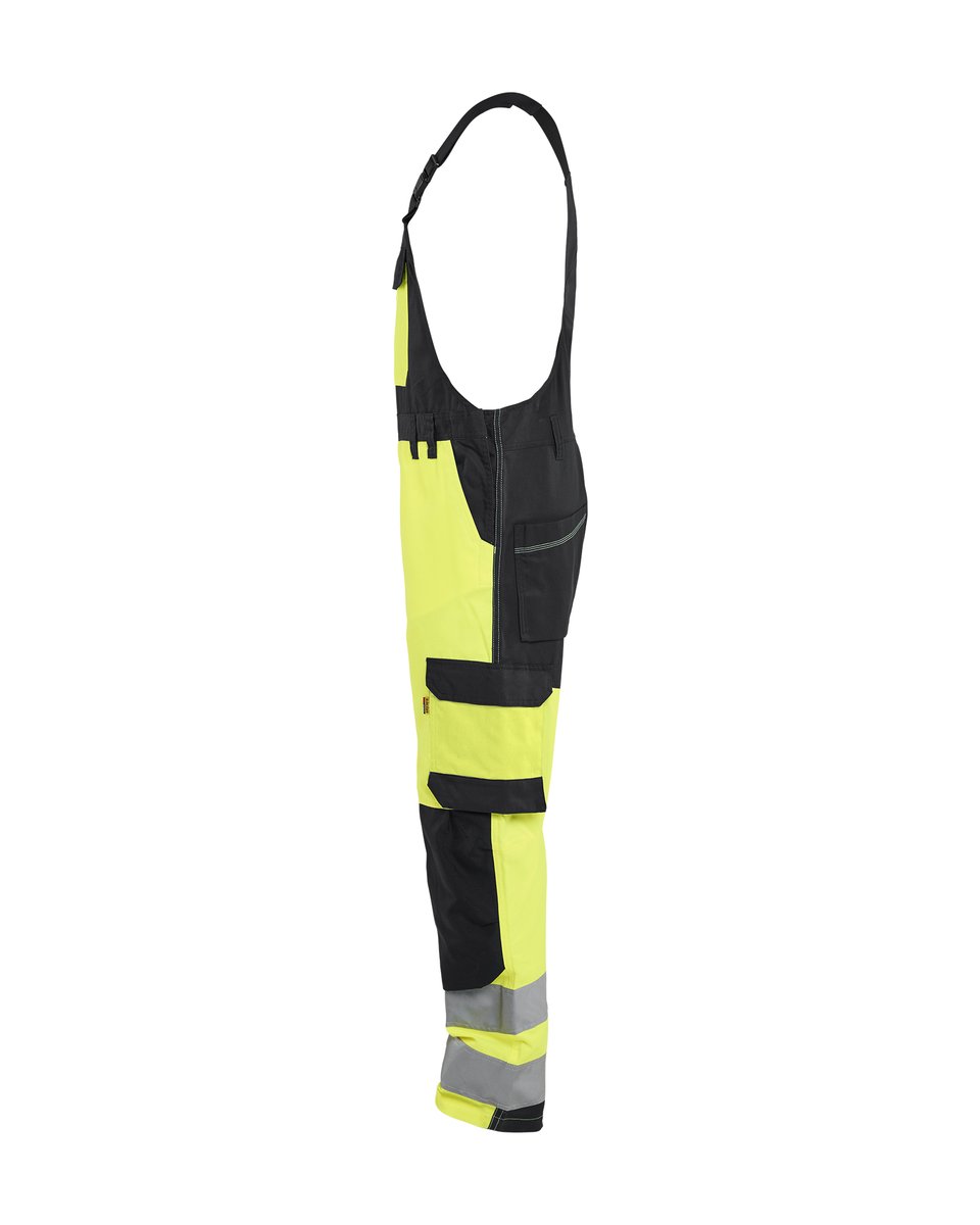 Blåkläder 2663 High Vis bretelbroek - High Vis Geel/Zwart