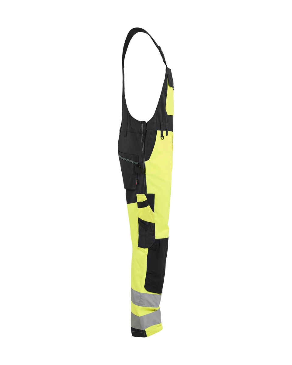 Blåkläder 2663 High Vis bretelbroek - High Vis Geel/Zwart