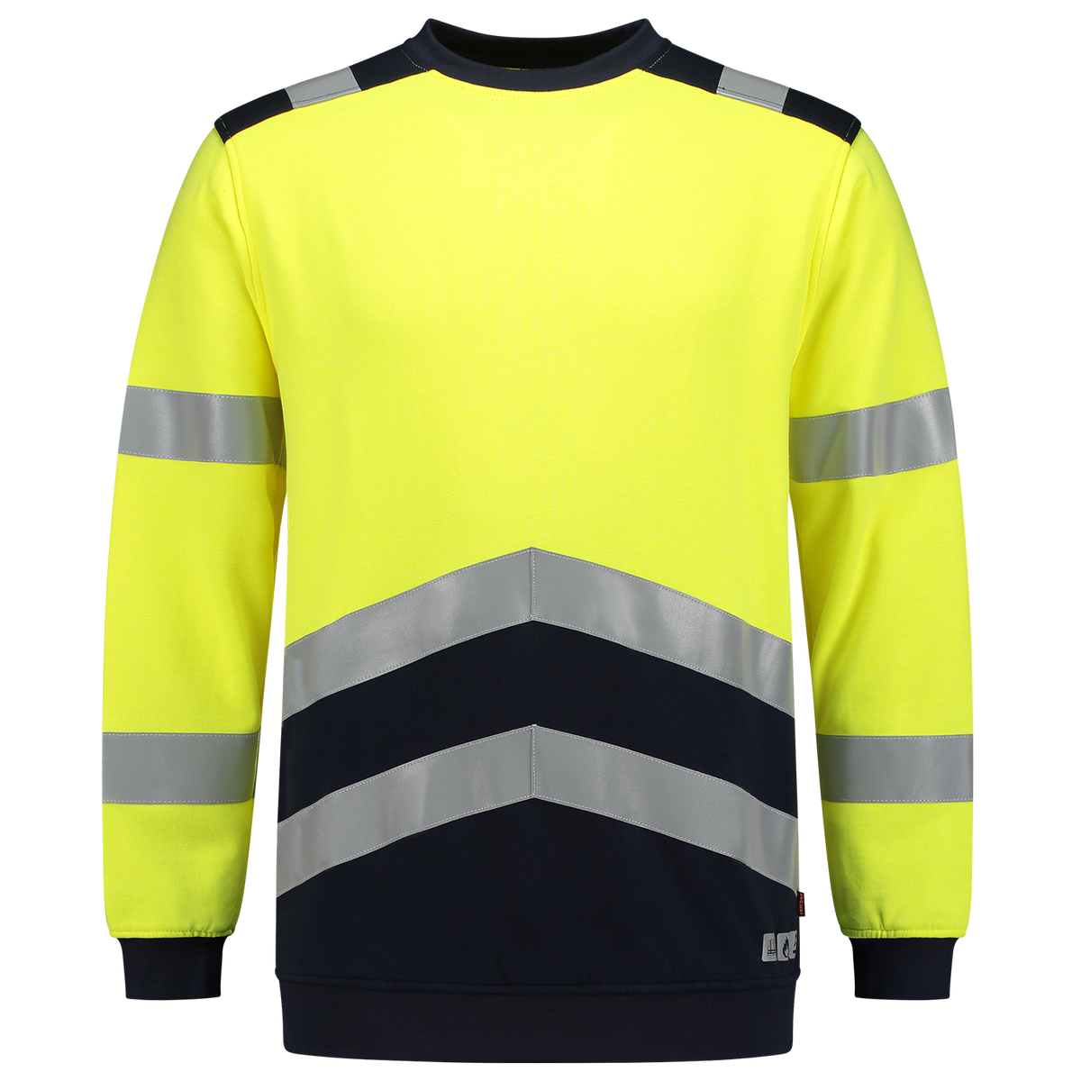 Sweater Multinorm Bicolor - FluoryellowInk XXL