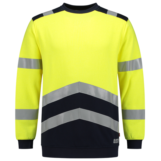 Sweater Multinorm Bicolor - FluoryellowInk XXL