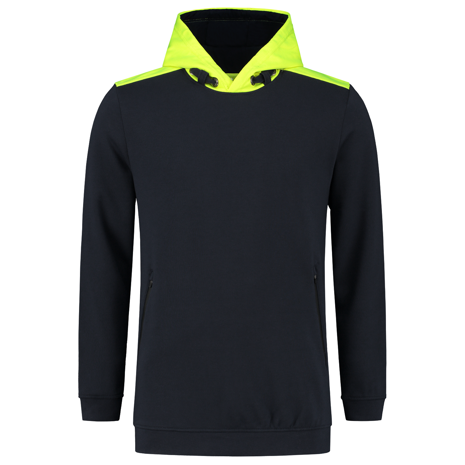 Sweater High Vis Capuchon - InkFluoryellow XXL