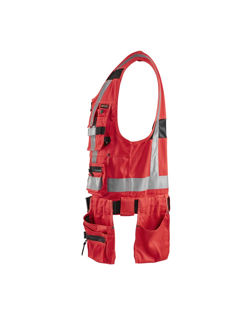 Blåkläder 3032 Werkvest High Vis - High Vis Rood