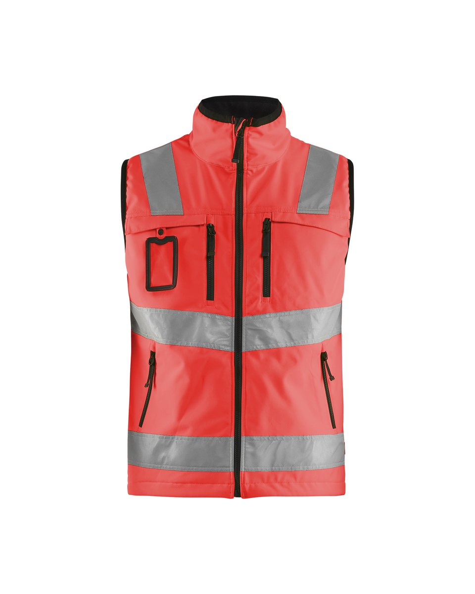 Blåkläder 3049 Softshell vest High Vis - High Vis Rood
