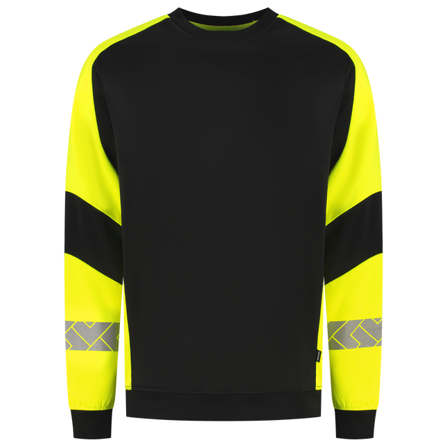 Sweater Reflective Redefined - BlackFluoryellow XXL