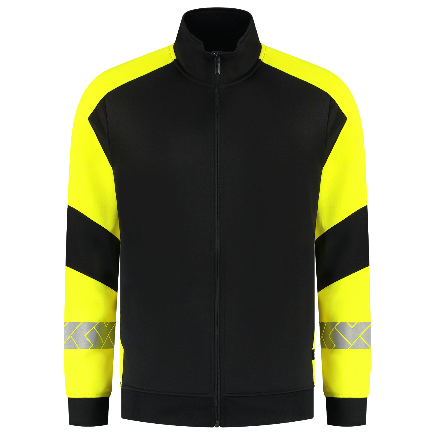 Sweatvest Reflective Redefined - BlackFluoryellow XXL