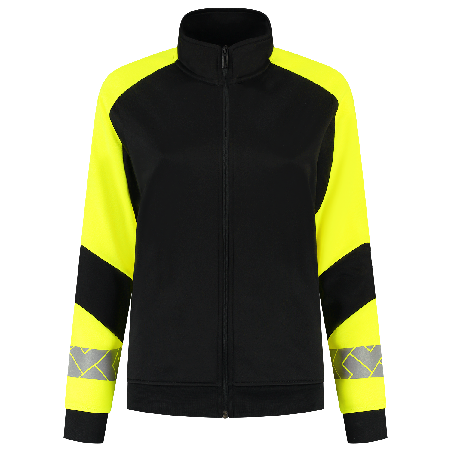 Sweatvest Reflective Redefined Dames - BlackFluoryellow XXL