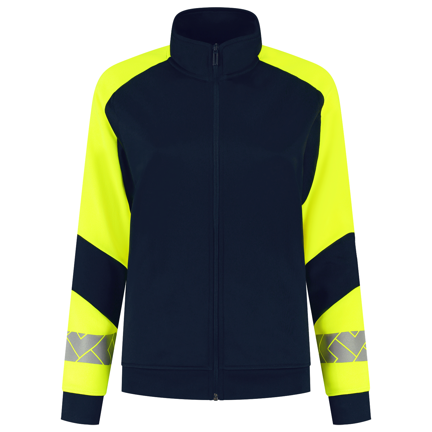 Sweatvest Reflective Redefined Dames - InkFluoryellow XXL