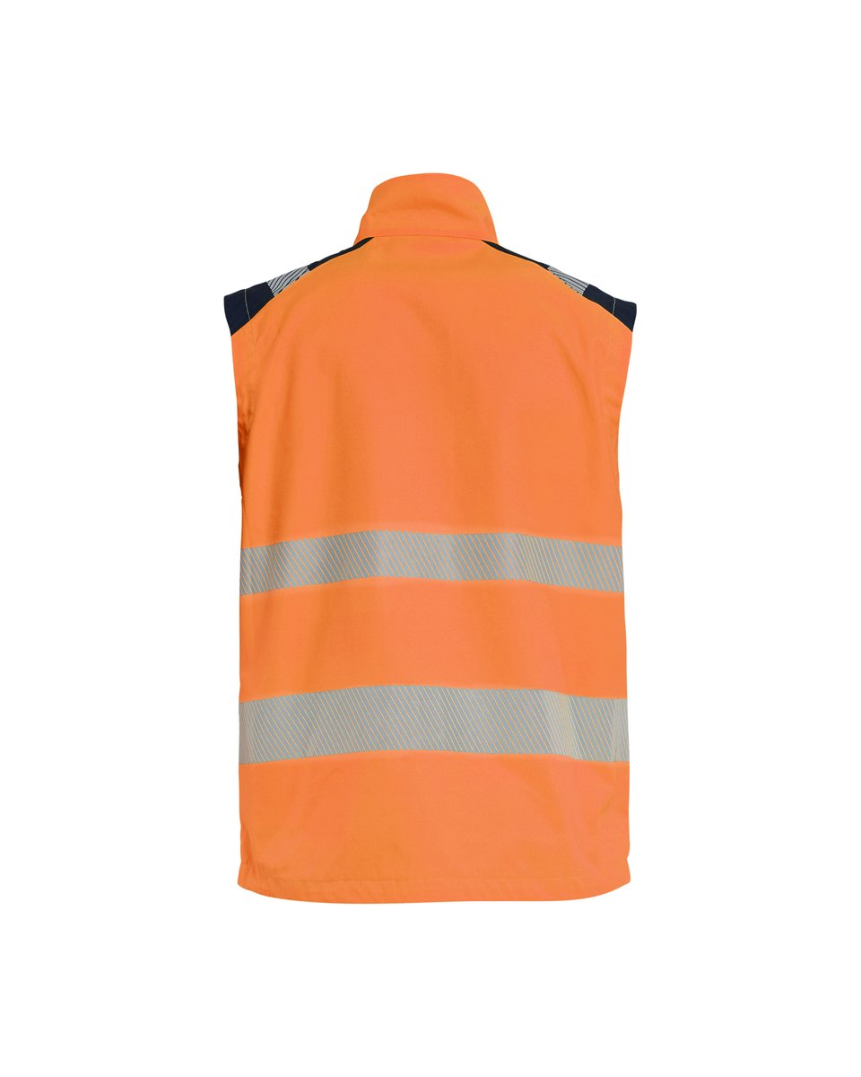 Blåkläder 3085 Bodywarmer High Vis - High Vis Oranje/Marineblauw